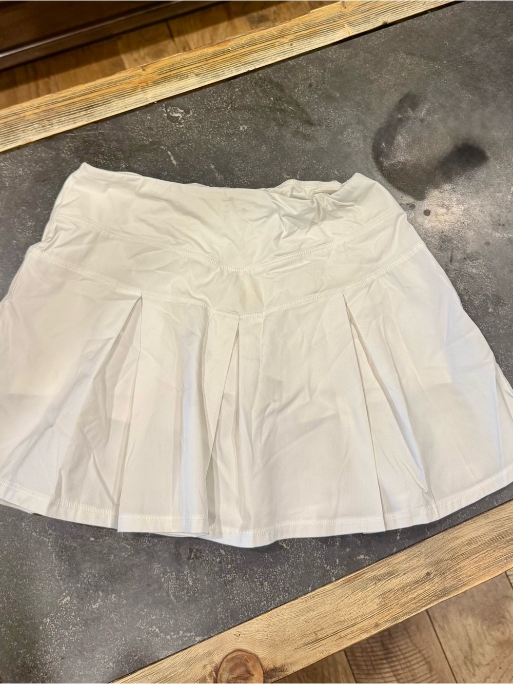 Ivivva White Pleated Athletic Skort